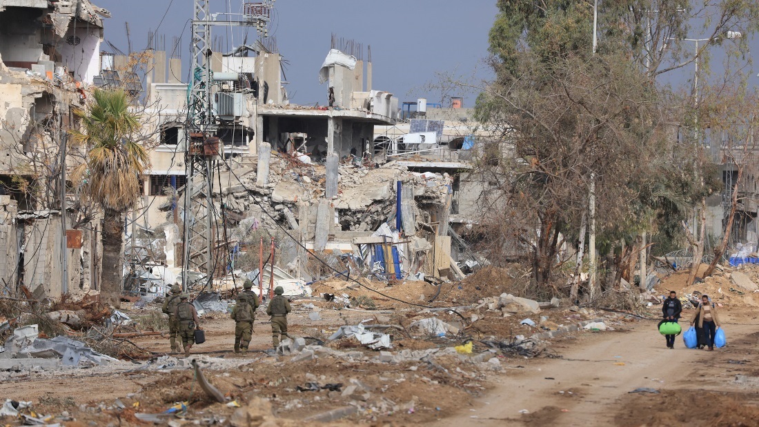 イスラエル軍、ガザ地区北部での目標「完了間近」